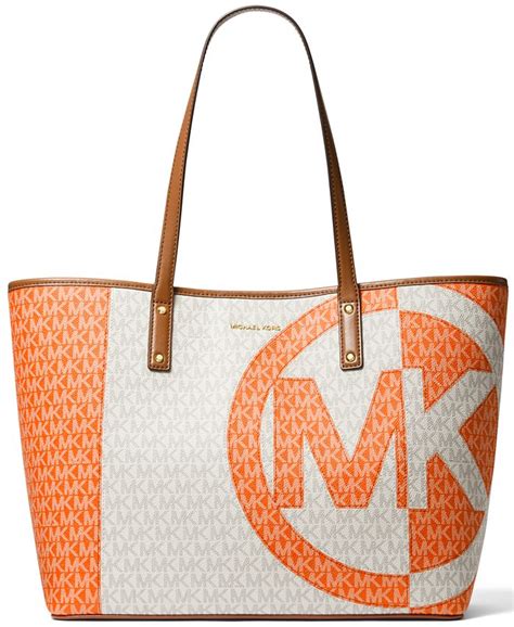 michael kors carter large signature open tote